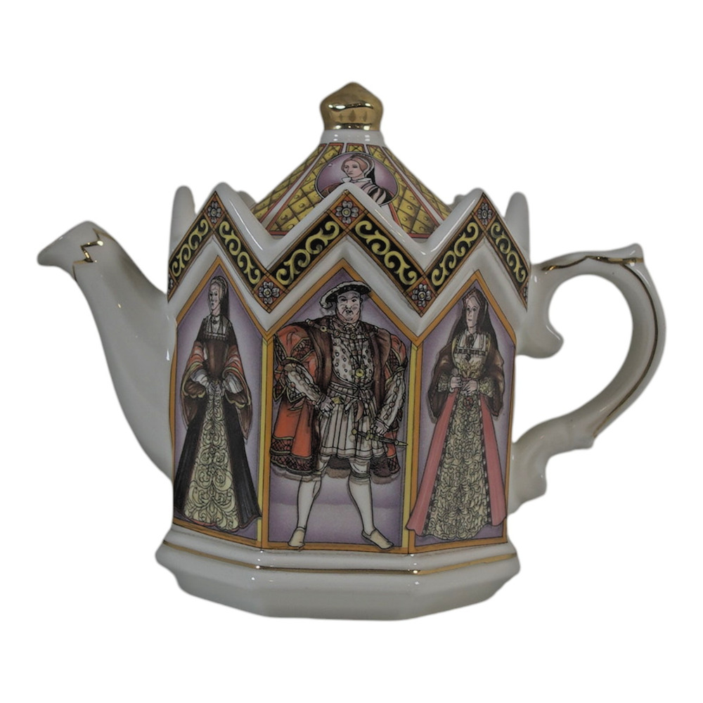 Sadler Henry VIII & His Six Wives Teapot Made in England Tudor History